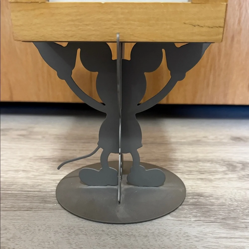 Disney Mickey Mouse Wood and Silver Frame